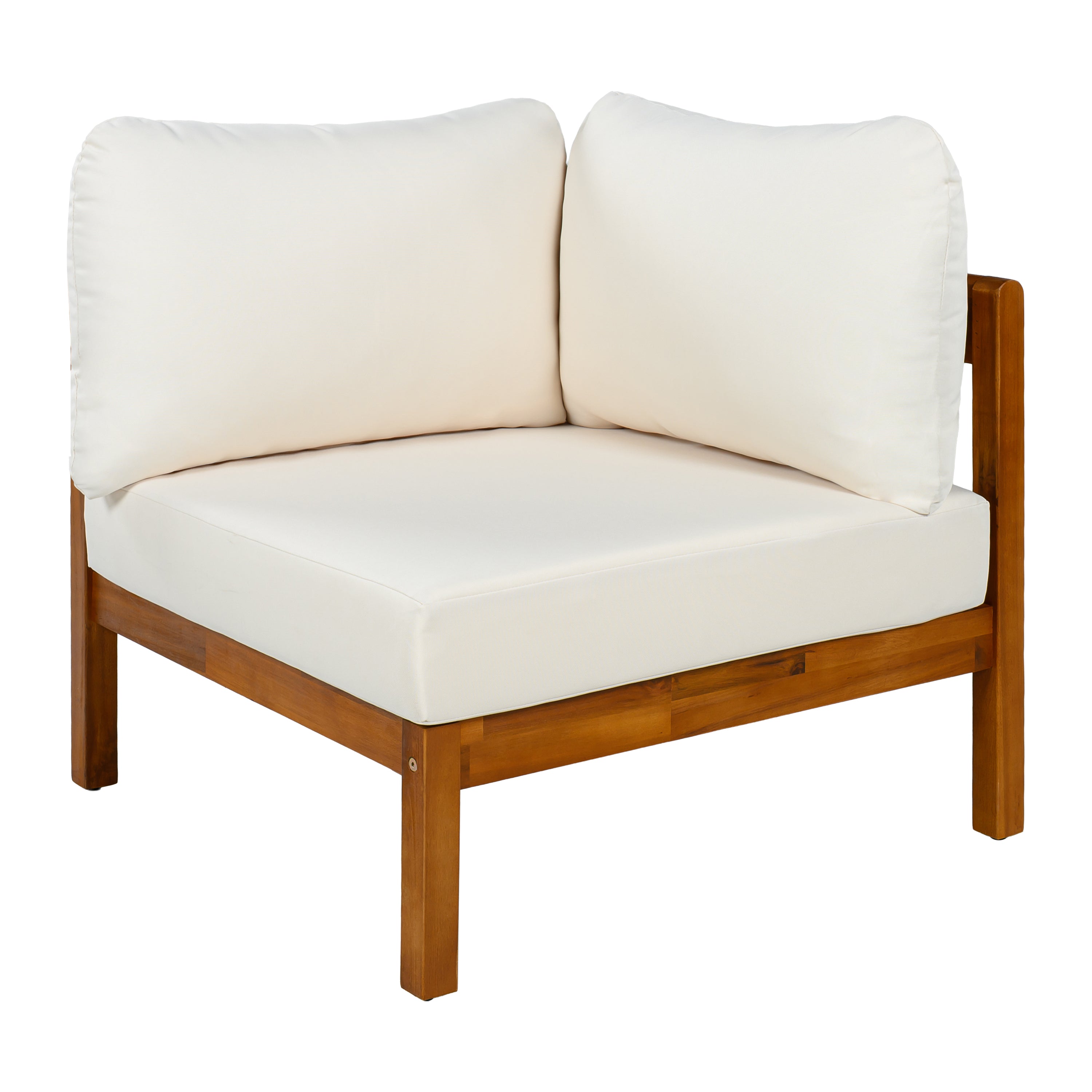 U-Style Acacia Solid Wood Patio Furniture Set