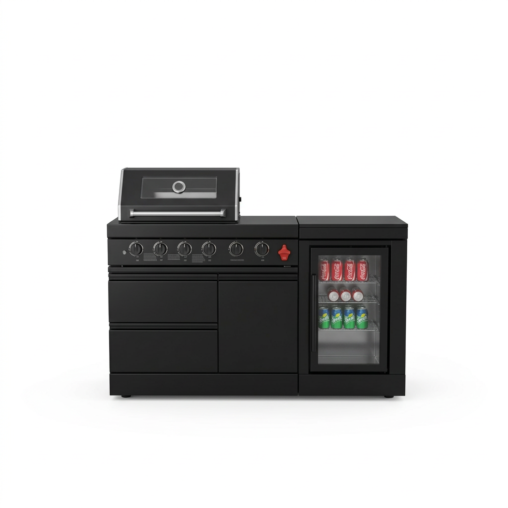 Deluxe Stainless Steel Propane Gas Outdoor Kitchen Grill