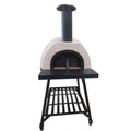 WPPO Tuscany DIY wood-fired oven kit AD70 with black door and stainless flue