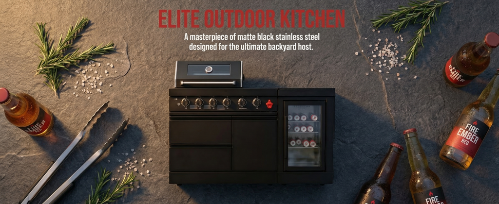 Deluxe Stainless Steel Propane Gas Outdoor Kitchen Grill