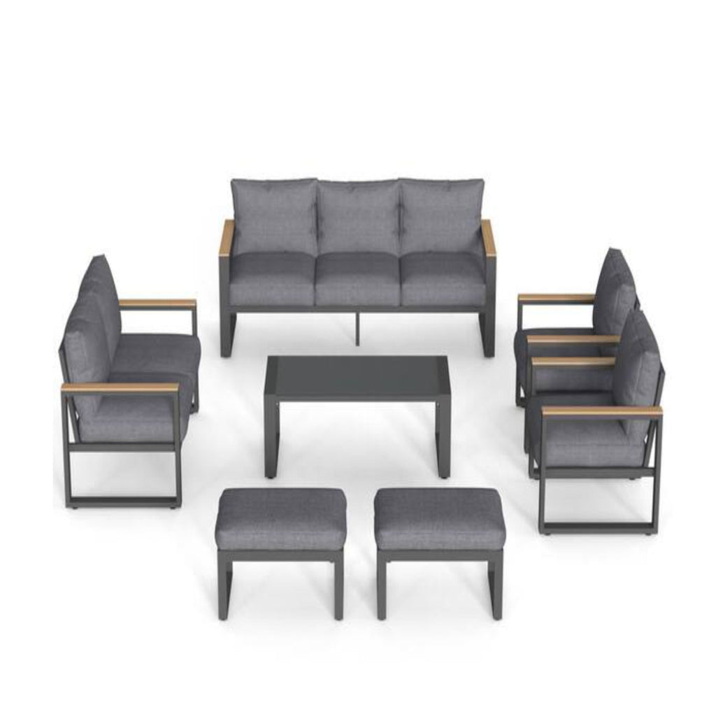 All-Weather 7-Piece Ultra Aluminum Patio Furniture Set
