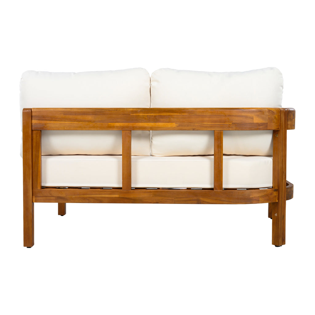 U-Style Acacia Solid Wood Patio Furniture Set