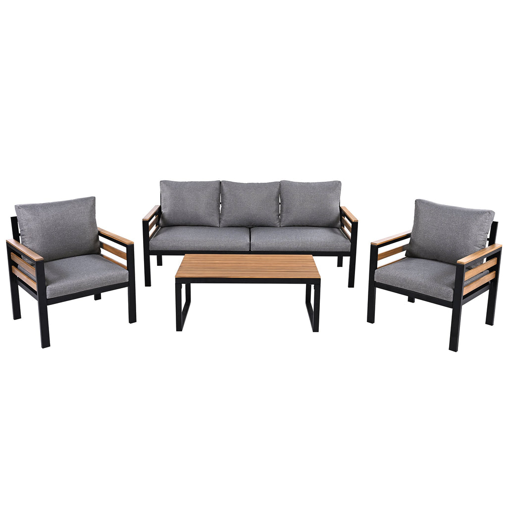 GO 4-Piece Outdoor Furniture Sofa Set for Garden