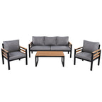 GO 4-Piece Outdoor Furniture Sofa Set for Garden