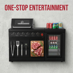 Deluxe Stainless Steel Propane Gas Outdoor Kitchen Grill