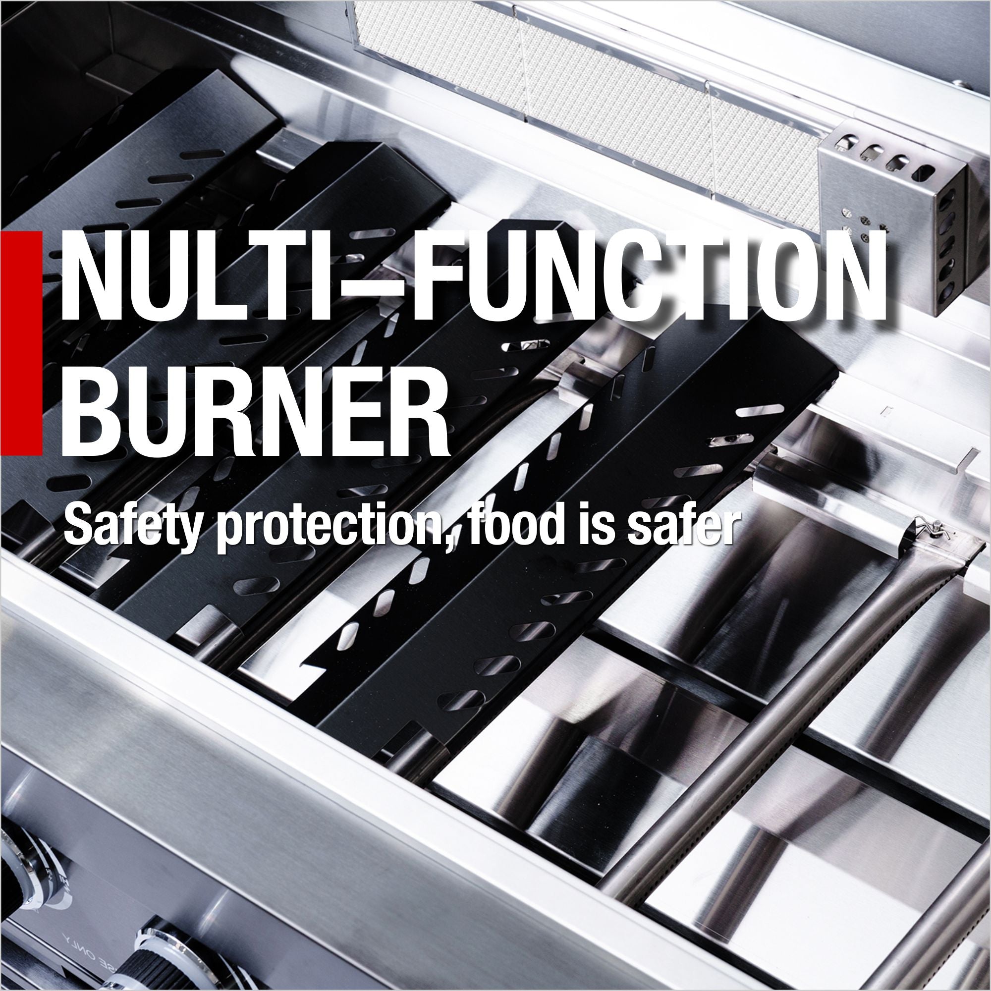 46-Inch 4-Burner Deluxe Stainless Steel Gas Outdoor Kitchen Grill