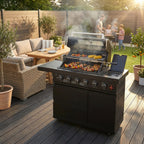 46-Inch Deluxe Stainless Steel Gas Outdoor Kitchen Barbecue Grill
