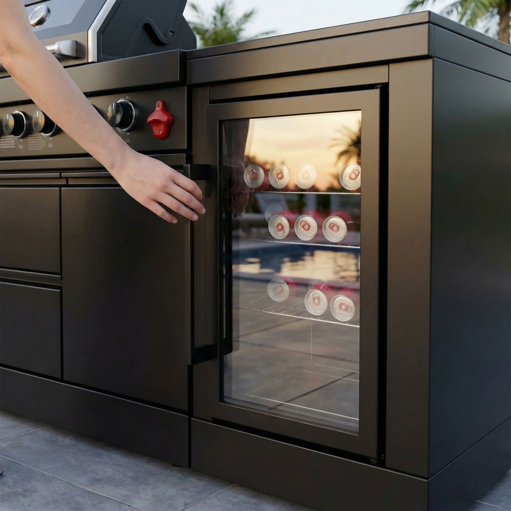 Deluxe Stainless Steel Propane Gas Outdoor Kitchen Grill
