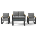 All-Weather 4-Piece Ultra Aluminum Patio Furniture Set