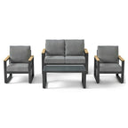 All-Weather 4-Piece Ultra Aluminum Patio Furniture Set