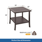 8-Piece Metal Patio Furniture Set, 9-Seat All-Weather Conversation Sofa