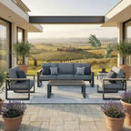 All-Weather 4-Piece Ultra Aluminum Patio Furniture Set