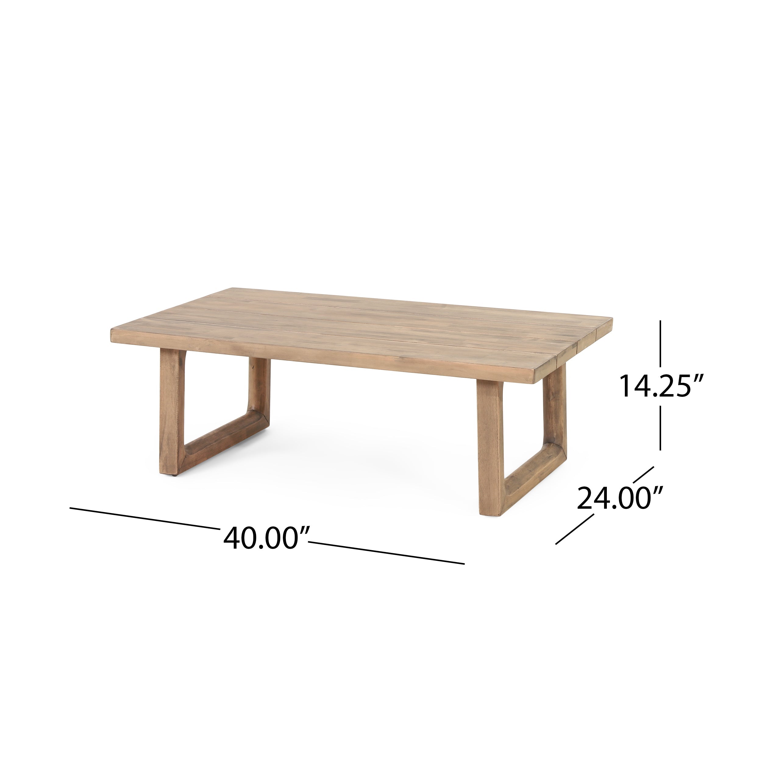 4-Piece Acacia Wood Patio Furniture Set, Outdoor Furniture