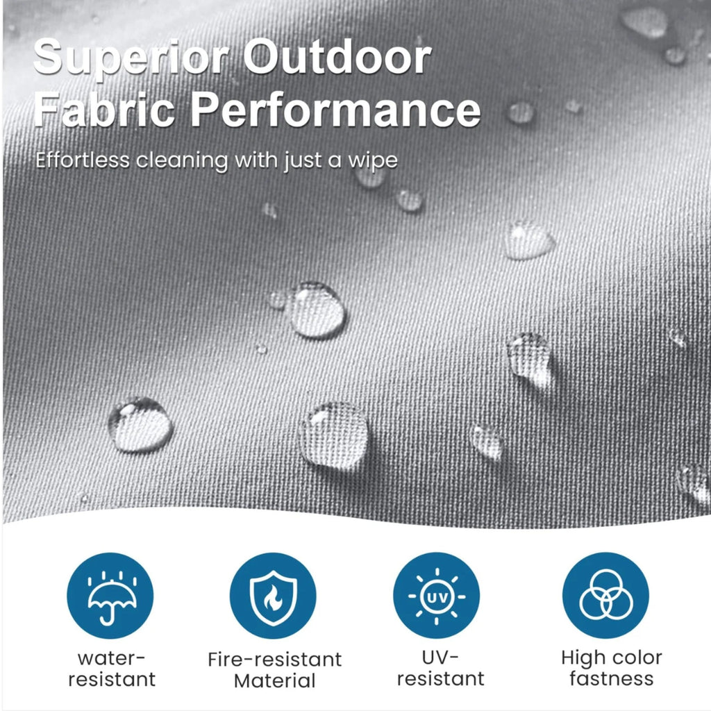All-Weather 4-Piece Ultra Aluminum Patio Furniture Set