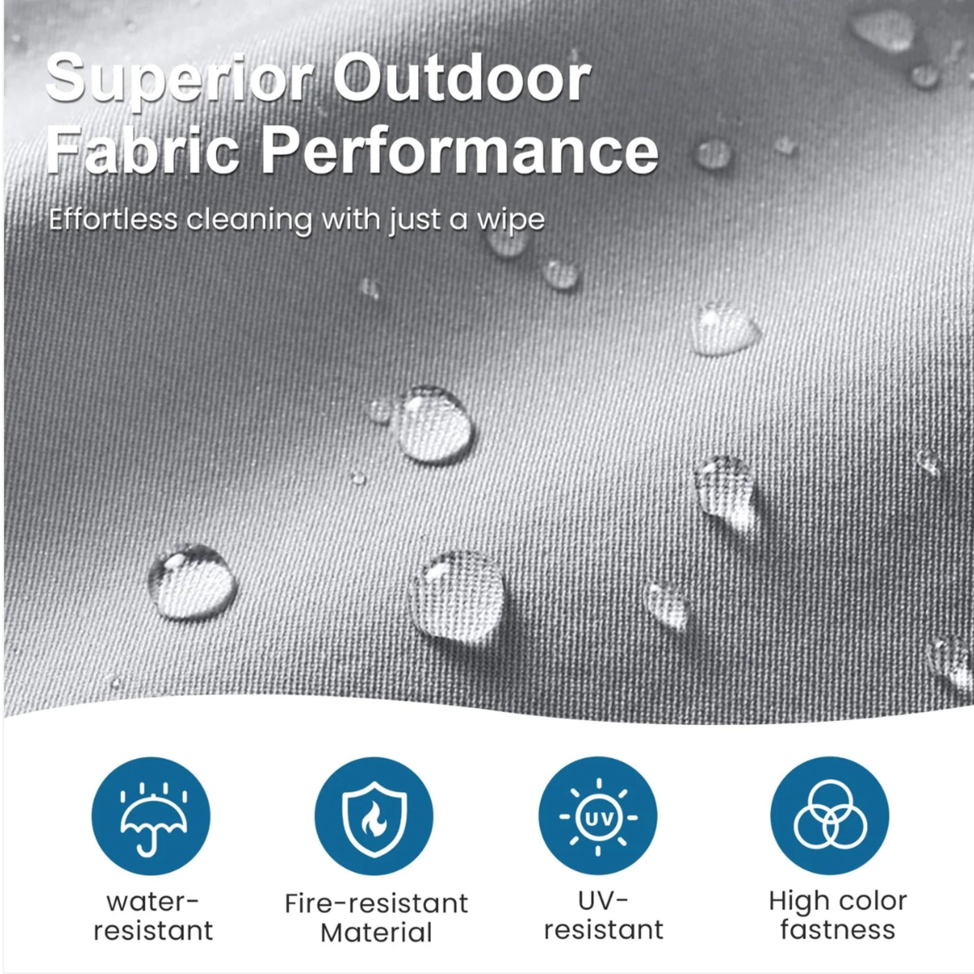 All-Weather 4-Piece Ultra Aluminum Patio Furniture Set