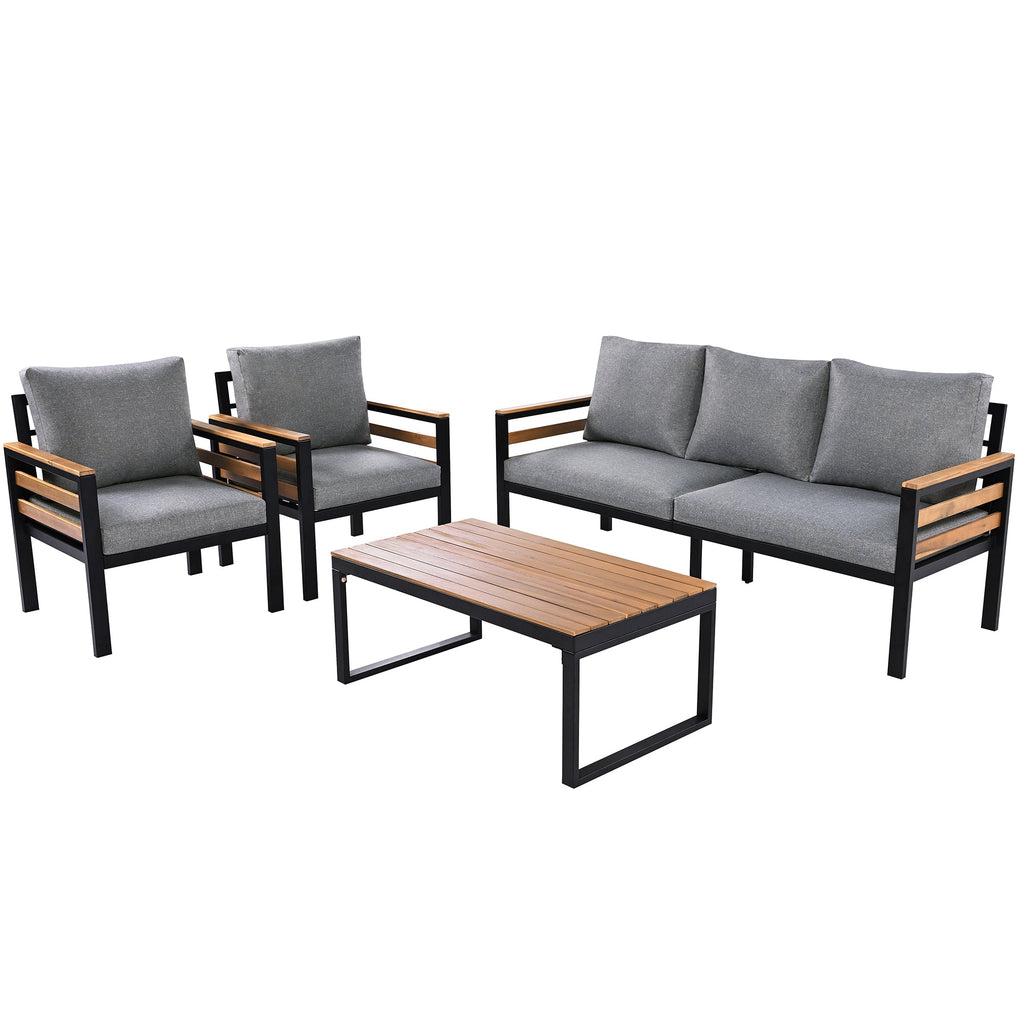 GO 4-Piece Outdoor Furniture Sofa Set for Garden