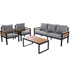 GO 4-Piece Outdoor Furniture Sofa Set for Garden