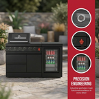 Deluxe Stainless Steel Propane Gas Outdoor Kitchen Grill