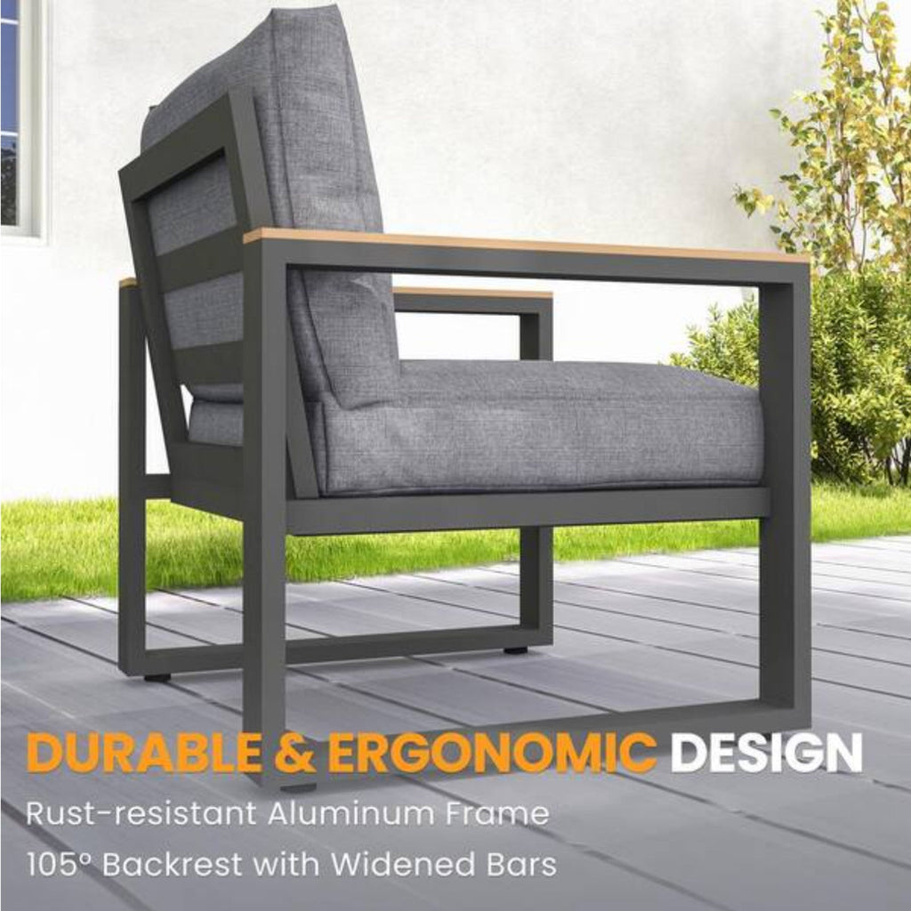 All-Weather 7-Piece Ultra Aluminum Patio Furniture Set