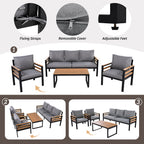 GO 4-Piece Outdoor Furniture Sofa Set for Garden