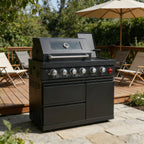 46-Inch Deluxe Stainless Steel Gas Outdoor Kitchen Barbecue Grill