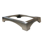 Stainless steel countertop base included with the WPPO Karma 25 wood-fired oven