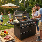 46-Inch Deluxe Stainless Steel Gas Outdoor Kitchen Barbecue Grill