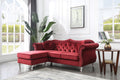 Glory Furniture Hollywood G0669B-SC Sofa Chaise - Burgundy