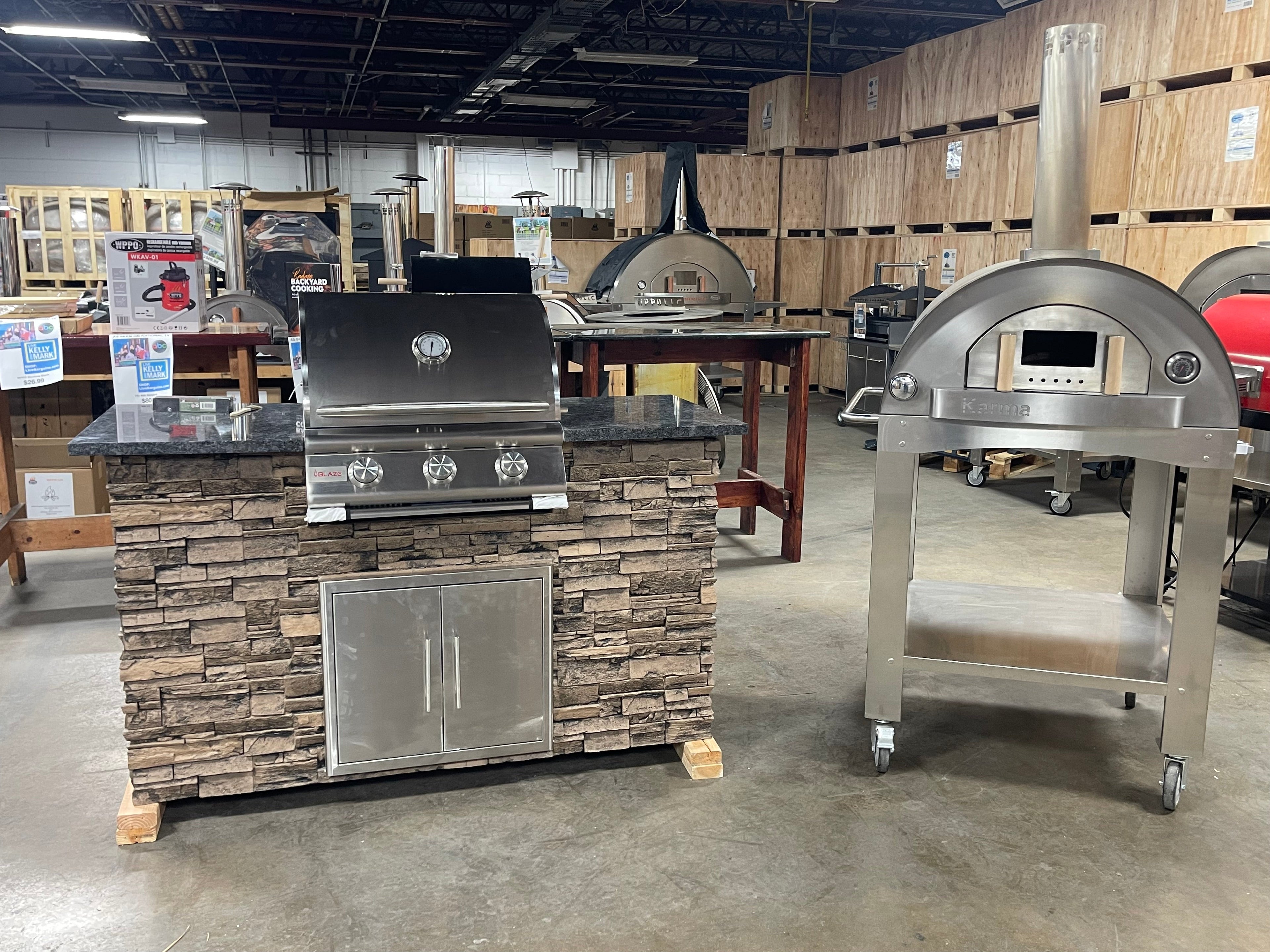 5' WPPO Outdoor Kitchen with Blaze Grill.