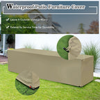 9 Pieces Patio Furniture Set with 32‚Äù Fire Pit Table and 50000 BTU Square Propane Fire Pit