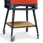 Side view of the WPPO Infinity 66 wheeled trolley showing the wheel and brake assembly