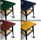 WPPO Infinity 103cm long side table in green, blue, red or yellow
