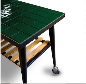 WPPO Infinity 103cm long side table n green
