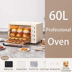 SUNATUR 2200w hot air circulation oven small commercial baking pizza toaster oven 60L Electric table oven household pastry oven