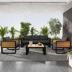 Aluminum Frame Large 4-Piece Outdoor Patio Furniture Set