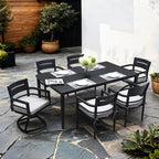 7-Piece Outdoor Patio Aluminum Furniture Dining Set