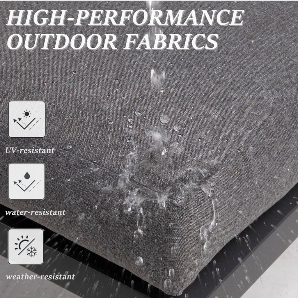 All-Weather 4-Piece Ultra Aluminum Patio Furniture Set