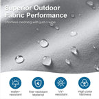 All-Weather 5-Piece Ultra Aluminum Patio Furniture Set
