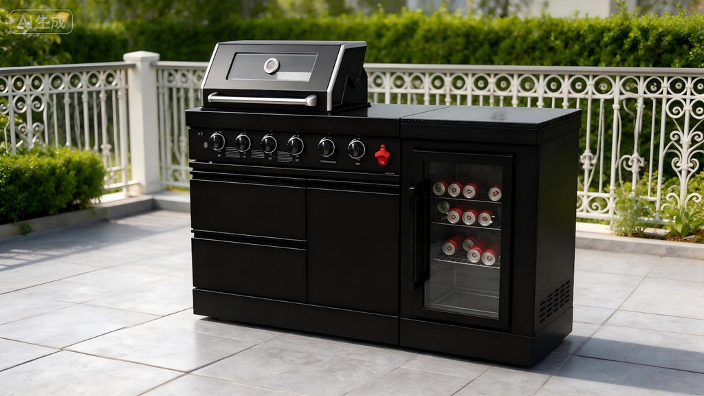 Deluxe Stainless Steel Propane Gas Outdoor Kitchen Grill
