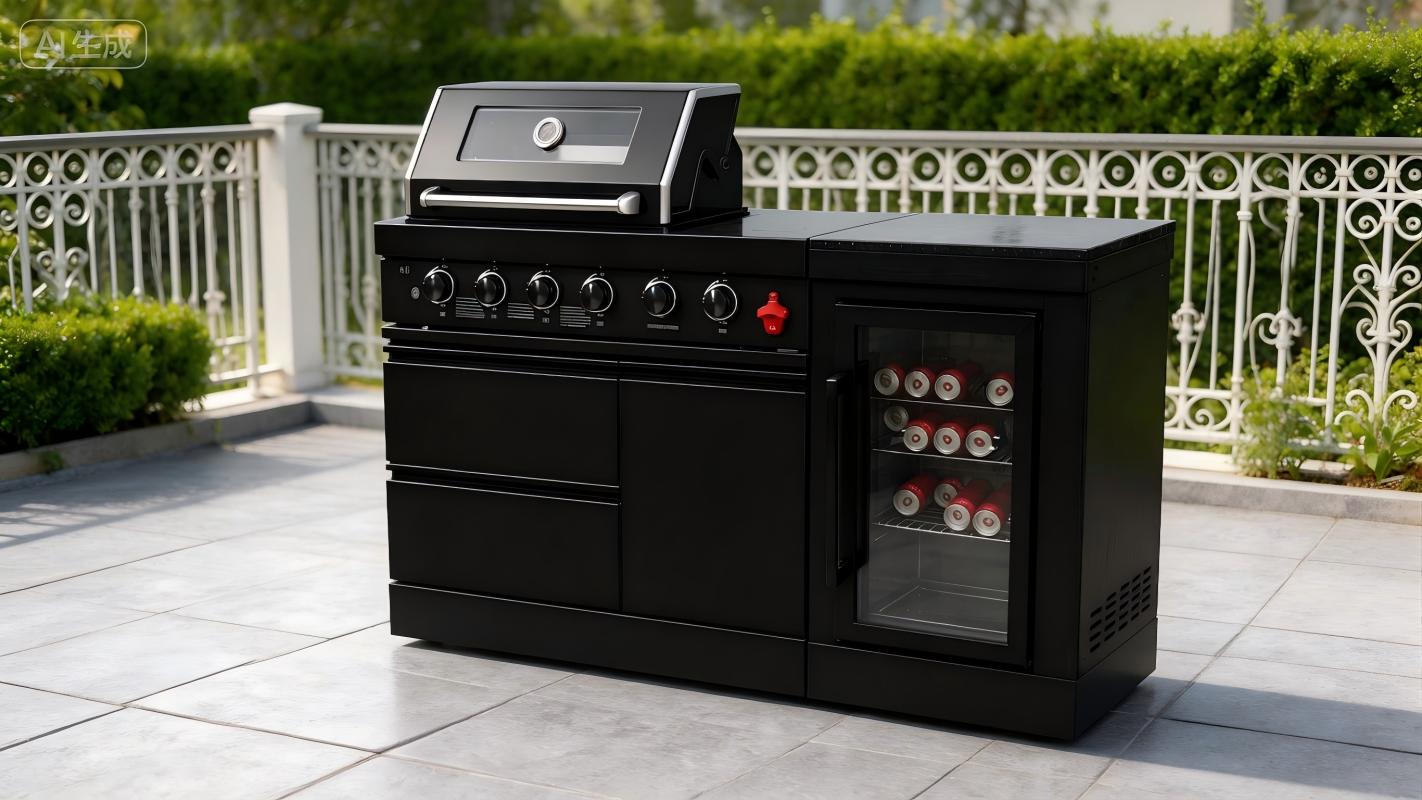 Deluxe Stainless Steel Propane Gas Outdoor Kitchen Grill