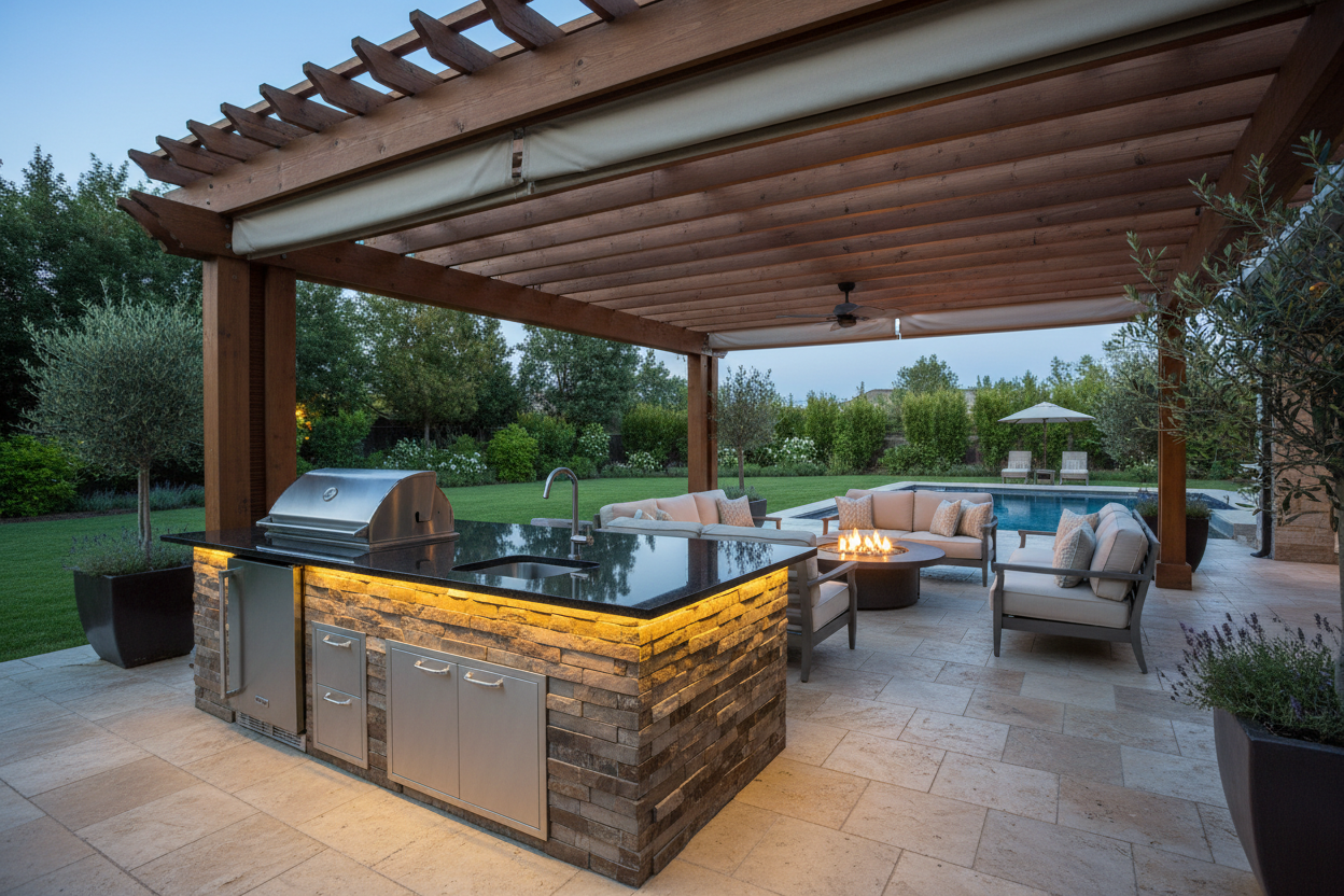 Outdoor Kitchen Islands